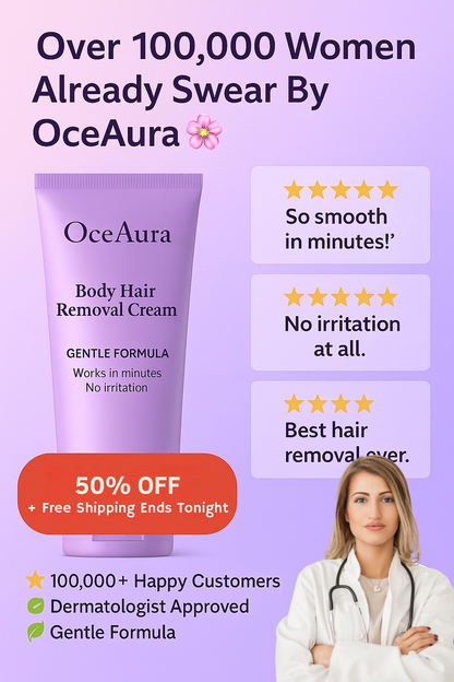 High End Gentle OceAura Body Hair Removal Cream