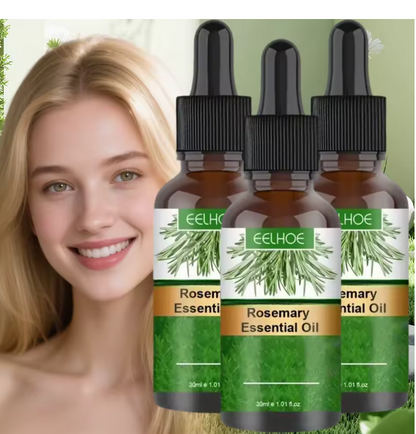 3PCS Rosemary Hair Oil Moisturizes Softens Hair Smooth Hair Strengthening Repair Hair Loss entle Nourishing Glossy Organics Hair